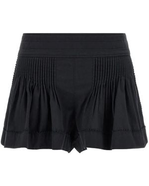 Isabel Marant Cotton Shorts - Black