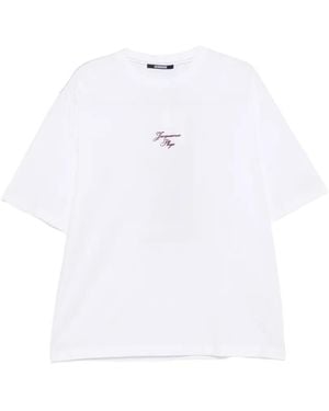 Jacquemus Bateau Logo-Print T-Shirt - White