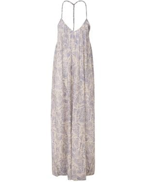 Ottod'Ame Printed Halterneck Dress - White