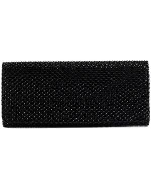 Le Silla Gilda Crystal-Embellished Clutch Bag - Black
