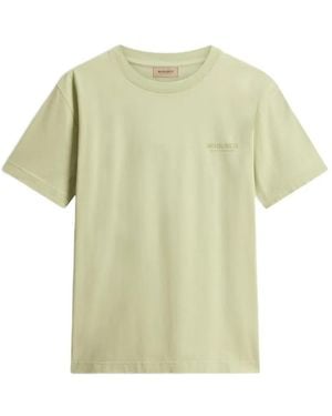 Woolrich Logo Short-Sleeve T-Shirt - Green