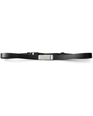 Prada Leather Belt - White