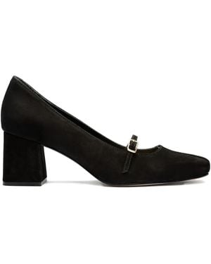 Sarah Chofakian 50Mm Fred Baier Block-Heel Court Shoes - Black