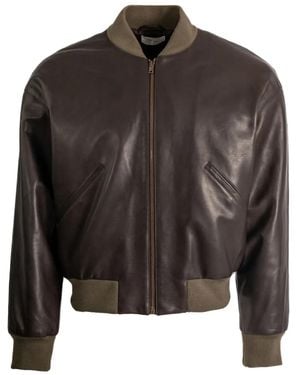 The Row Zip Bomber Jacket - Black