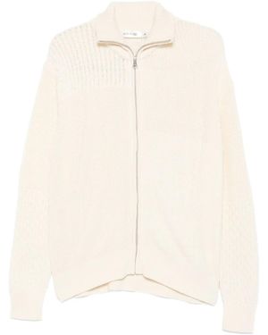 AYA MUSE Cardigan Con Motivo Jacquard - Neutro
