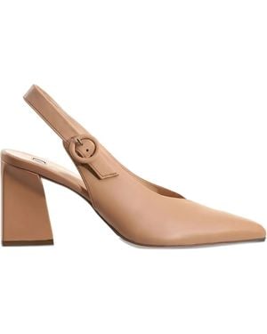 Högl 80Mm Patricia Slingback Pointed-Toe Court Shoes - Natural
