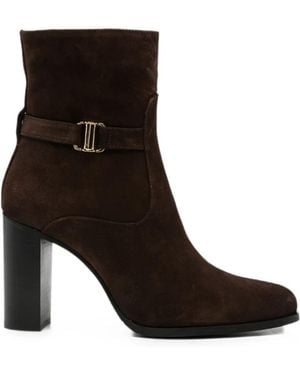 SERGIO MORETTI FIRENZE Round-Toe Zip-Fastening Boots - Black