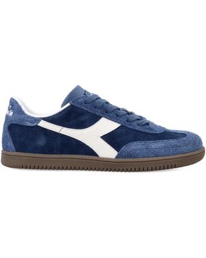 Diadora Hairy Suede Trainers - Blue