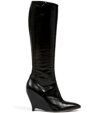 Maison Margiela Pointed-Toe Boots - Black