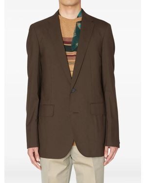 Kolor Buttoned single-breasted blazer - Marrón