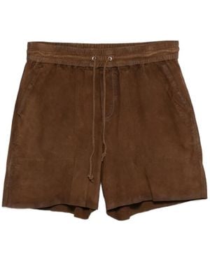P.A.R.O.S.H. Drawstring Shorts - Brown