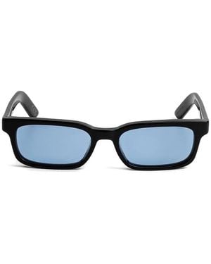 Retrosuperfuture Gesto Azure Rectangle-Frame Sunglasses - Blue