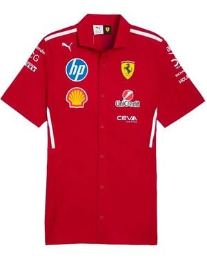 PUMA X Scuderia Ferrari 2025 Team Short-Sleeve Shirt - Red
