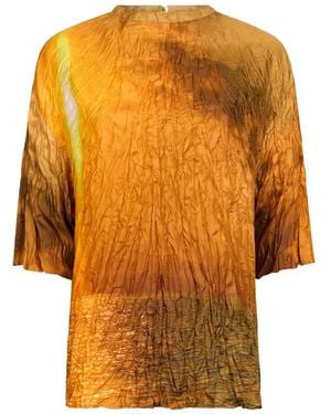 Roberto Cavalli T-Shirt En Jersey - Orange
