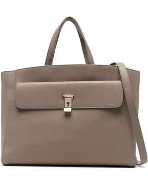 Bally Lydia Leather Tote Bag - Brown