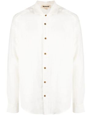 Marané El Pacifico Linen Shirt - White