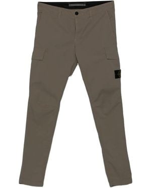 Stone Island Cargo-Pocket Trousers - Grey