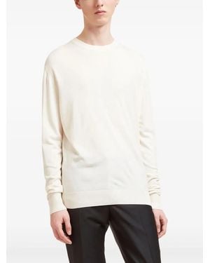 Aiezen Pullover Mit Rundem Ausschnitt - Weiß