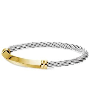 Charriol Better Half Logo-Engraved Bracelet - White