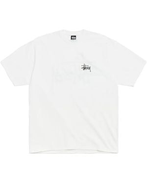 Stussy Script Logo T-Shirt - White
