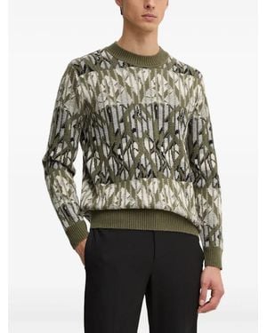 Liu Jo Gemusterter Pullover - Grau