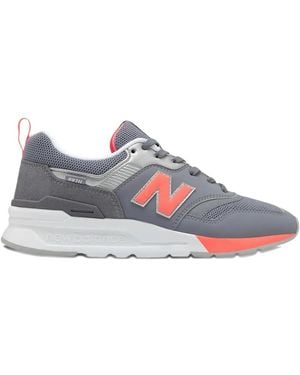 New Balance 997H Logo-Patch Sneakers - Gray