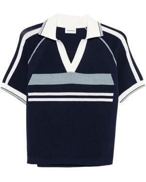 P.A.R.O.S.H. Renfield Short-Sleeve Knitted T-Shirt - Blue