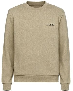 A.P.C. Crew-Neck Sweatshirt - Natural