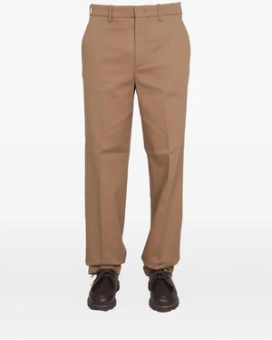 Department 5 Cotton-Blend Straight-Leg Trousers - Natural