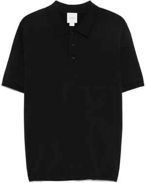 Calvin Klein Knitted Supima Polo - Black
