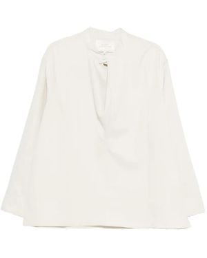 Studio Nicholson Button-Fastening Top - White
