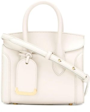 McQueen Heroine 21 Tote Bag - Natural
