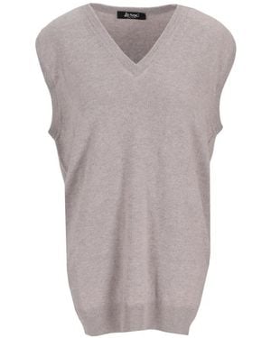 LA ROSE V-Neck Knitwear - Grey