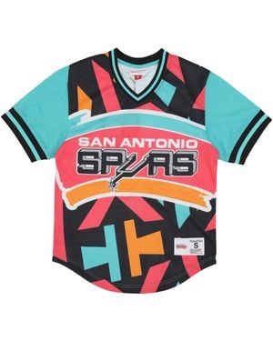 Mitchell & Ness Nba Jumbotron 3.0 "Spurs" Jersey - Blue