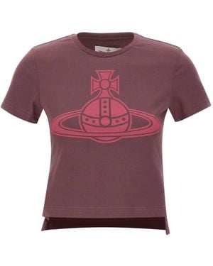 Vivienne Westwood Paris Orb Mini Peru T-Shirt - Pink