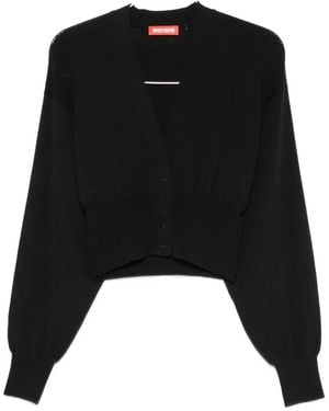 WRSTBHVR Lauren Button-Up Cardigan - Black