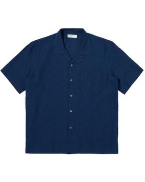 Universal Works Camisa Road - Azul