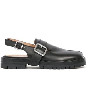 Maison Margiela Tabi County レザーサンダル - グレー