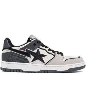 A Bathing Ape Star-Patch Trainers - White