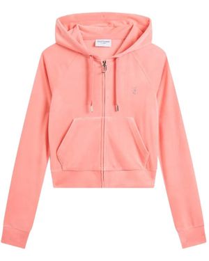 Juicy Couture Zip-Fastening Hoodie - Pink