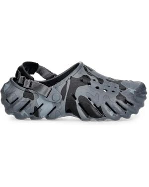 Crocs™ Echo Camouflage-Print Clogs - Gray