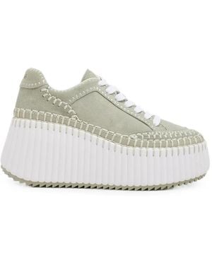 Chloé Nama Wedge Trainers - White