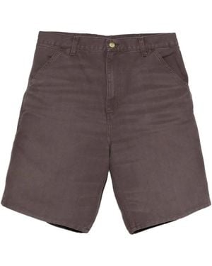 Carhartt Single Knee Shorts - Purple