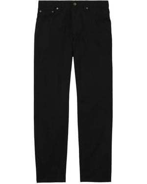 Burberry Gabardine Pants - Black