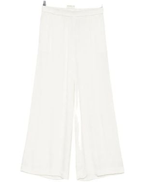 James Perse Satin Wide-Leg Trousers - White