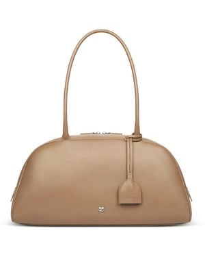 Courreges Monday Leather Shoulder Bag - Natural