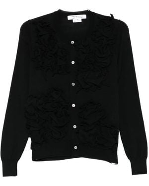 Comme des Garçons Wool Cardigan - ブラック