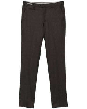 Corneliani Straight-Leg Tailored Pants - Black