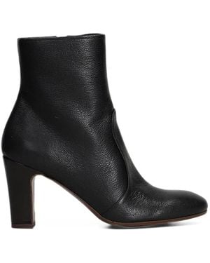 Chie Mihara Manel Leather Ankle Boots - Black