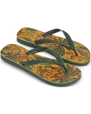 FARM Rio Bananarte Flip-Flops - Green